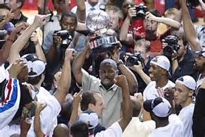 Will Pistons fans ever see Joe D. do this again? Al Goldis AP