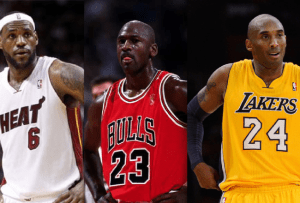 MJ Kobe LBJ