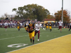 Lawrence Bryant with the receiving TD in 1st quarter